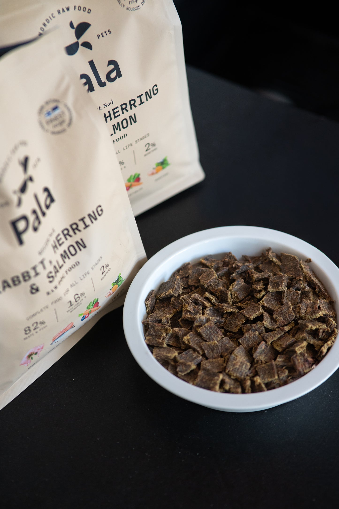 Recipe # 4 - Rabbit, herring & salmon